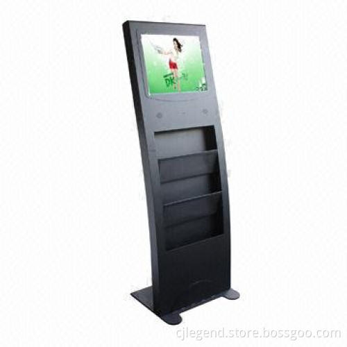 19-inch Floor Standing LCD Advertising Player with Bookshelf